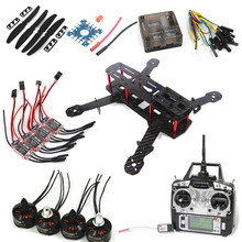 Mystery QAV250 Carbon Fiber FPV Quadcopter Frame+ 1806 2300KV Motor+12A ESC+ CC3D Straight Pin+5030 PROP+2.4G 6CH TX RC COMBO