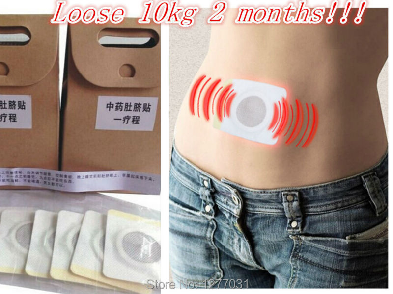 40pcs Authentic Chinese Medicine Magnet Navel stickers Magic Lose Weight Without Side Effects Burn Fat Slimming