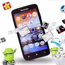 Original Lenovo A680 Cell phone Android 4 2 2 MTK6582 1 3GHz Quad Core Smart Phone