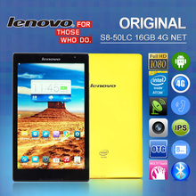 Original Lenovo Tablet S8-50LC 4G LTE 8″ 1920 x1200 IPS Screen Intel Atom Z3745 Quad Core 2GB 16GB Android 4.4 8MP