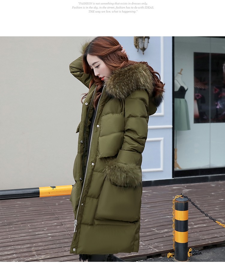 15 Winter White Duck Down Coats for Women X-Long Style Warm Parka Jacket With Fur Collar Winter Down Coat Plus Size Down Jacket 5