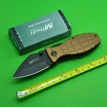 Hot Salle! Gold Folding Knife Outdoor Survival survival Hunting Knives Pocket Knife Free Shipping