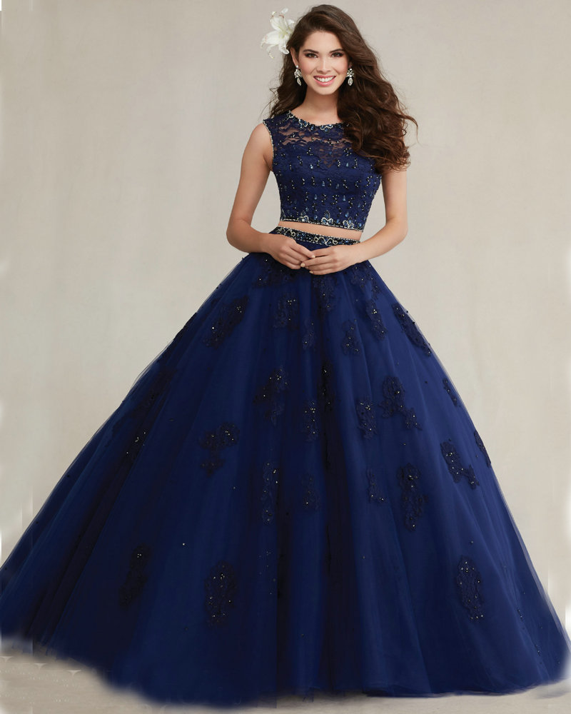 Popular Navy Blue Quinceanera Dresses-Buy Cheap Navy Blue Quinceanera ...