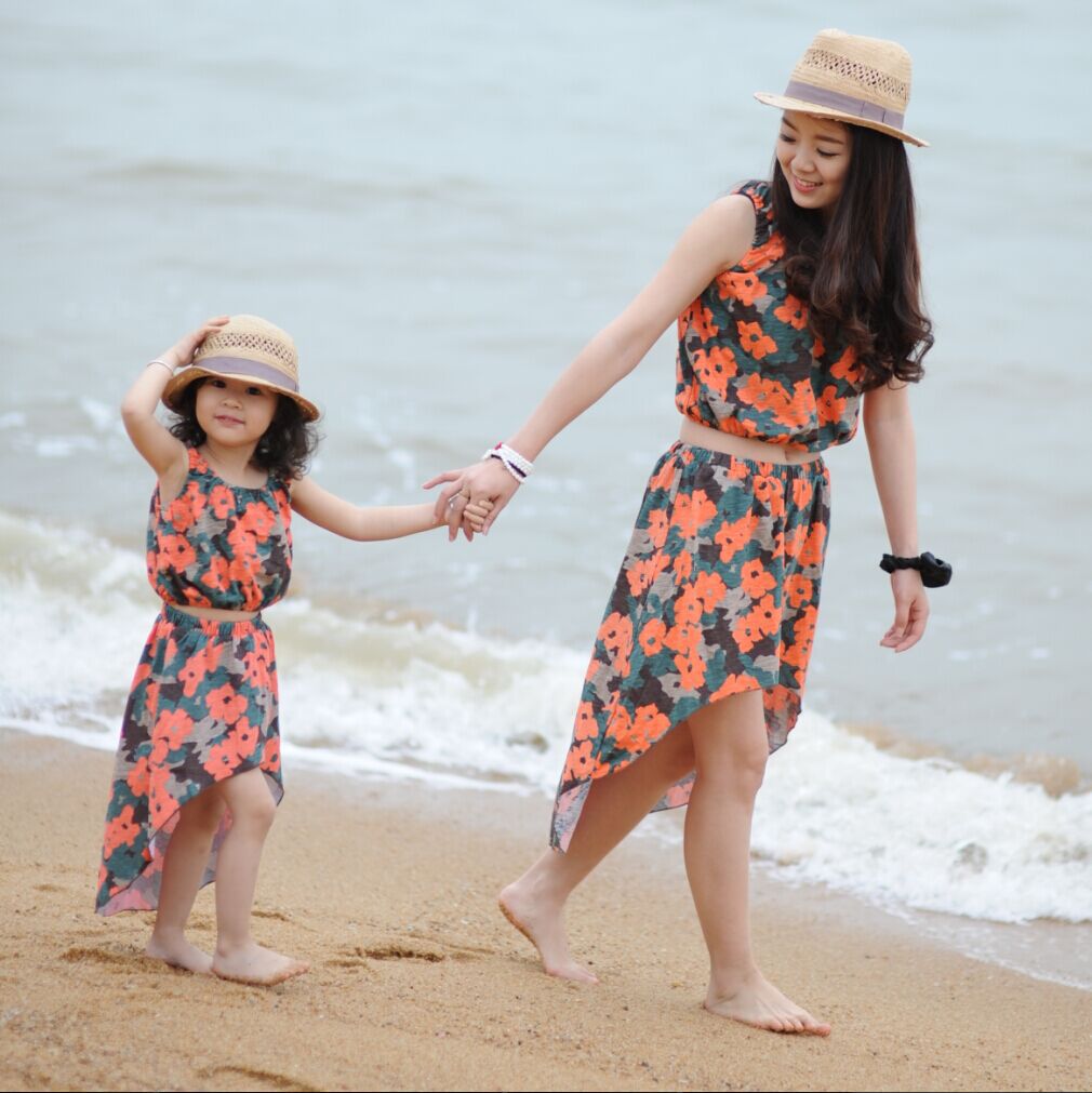 vestidos madre e hija casual