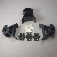 Reprap Delta Kossel 3 D printer all metal Vertical carriage+ Bottom vertex+Top vertex+End effector kit/set aluminum alloy