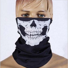 Halloween Skull Skeleton Party Masks Black Motorcycle Bandanas Headwear Hat Scarf Neck Scary Sport Face WinterSki Mask balaclava