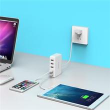 New 5 Port USB charger 40W Smart Tablet charger for Iphone Ipad Samsung asus tf101 charger
