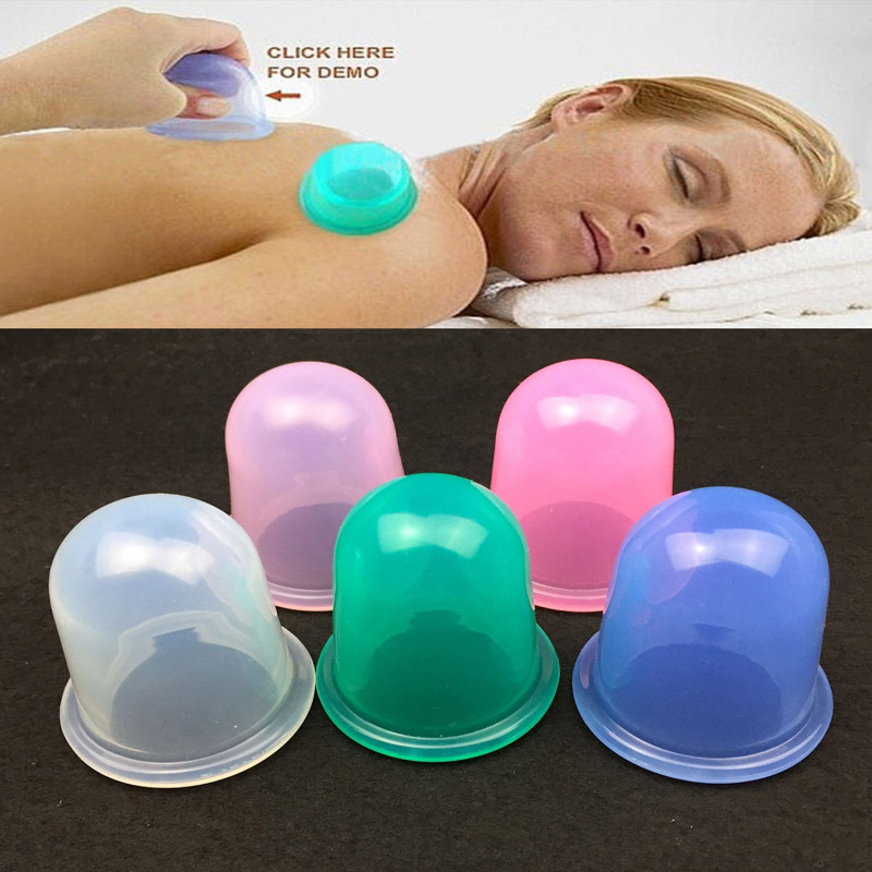 Body Message 1Pc Health Care Big Size Anti Cellulite Vacuum Health care Silicone Cupping Cups