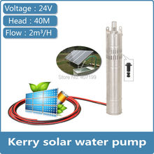
24v dc brushless stainless steel screw solar wind water pumping machine for deep well submersible pump