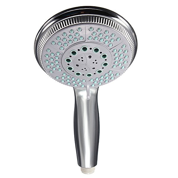 Best Promotion!! Durable Single Head 5 Mode Function Water Spray Spout Bath Shower Head Massager Handheld 12cm Chrome