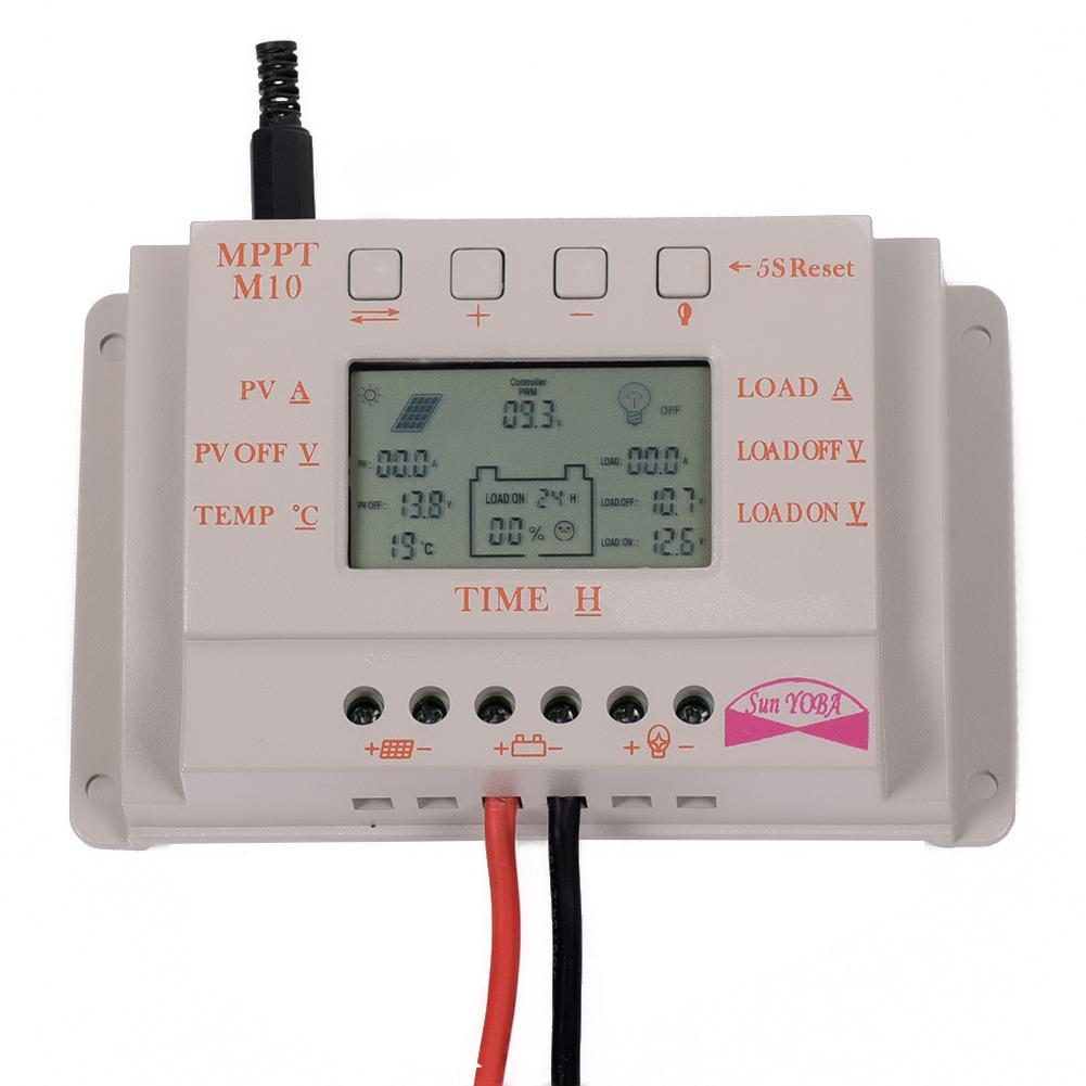 2015 LCD 10A MPPT Solar Panel Battery Regulator Charge Controller 12V/24V 130W/260W 2015 LCD 10A MPPT Solar Panel Battery Regulator Charge Controller 12V/24V 130W/260W
