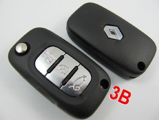 KEY Renault Flip Remote Key Shell 3 Button out of stock