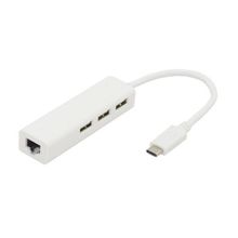 USB 3.1 Type C USB-C Multiple 3 Ports Hub Cable Ethernet Network RJ45 LAN Adapter for New Macbook 12” Nokia N1 Chrome Pixel