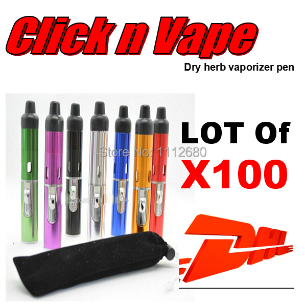 2015 VP107 smoking pen 100pcs lot Click n vape similar Ago G5 Dry Herb Pen G5
