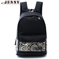 2016 Korean style women bookbags canvas printing backpack cute school bags backpacks for teenage girls mochila