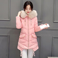The new winter 2016 women s heavy hair tie down jacket and cap cultivate one s