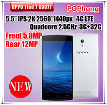 OPPO Find 7 5” 2560*1440 Qualcomm MSM8974AC Quad Core 2.5GHz Smartphone 3GB/32GB Android 13MP
