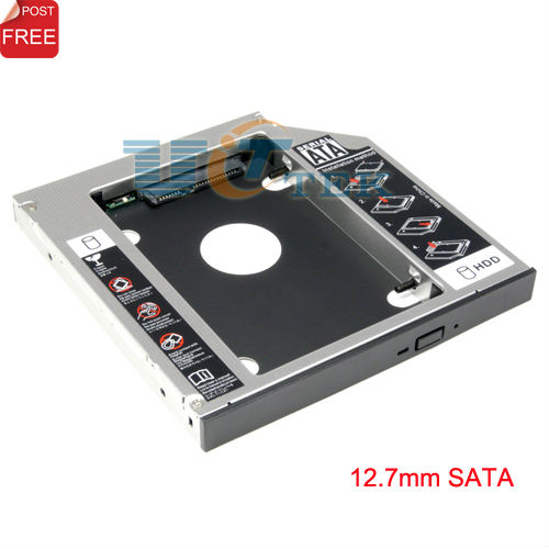 Universal 12.7mm SATA to SATA 2nd HDD Hard Disk Drive