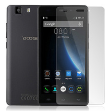 DOOGEE X5 Case 100 Original Leather Case Protective Cover Tempered Glass Film For DOOGEE X5 and