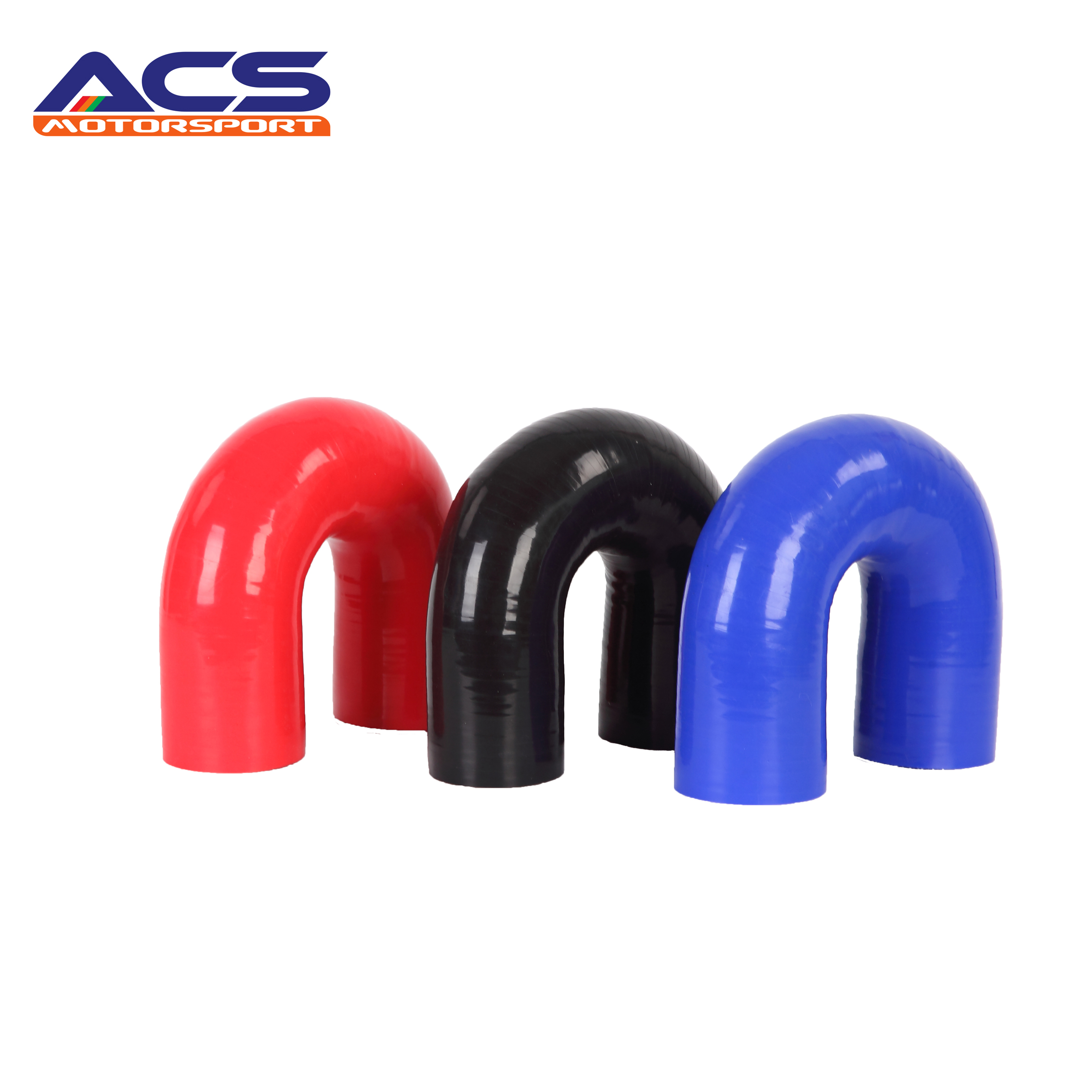 U-shape 180-Deg Elbow Coupler ID 2 Center Line Distance 6 Black Wall Thickness 0.16 3-Ply Autobahn88 Universal Automotive Silicone Hose 4mm 152mm 51mm