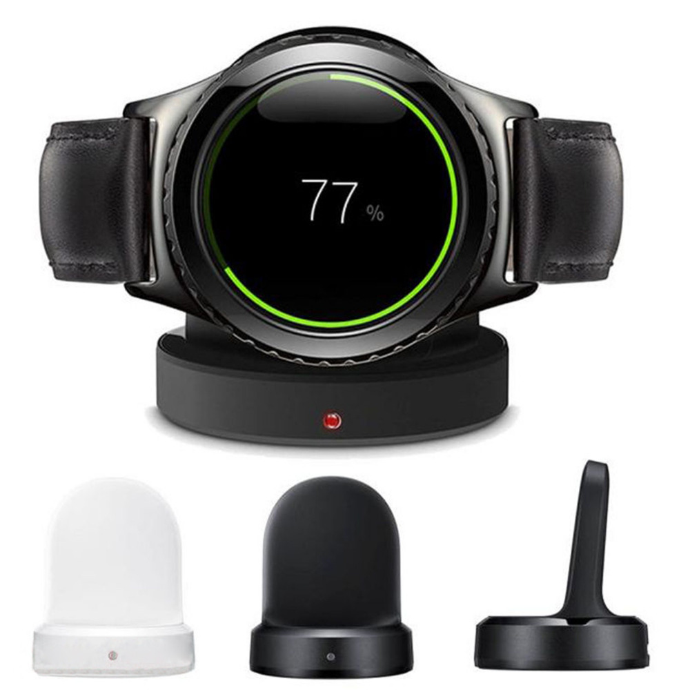 Wireless Charging Cradle Dock Charger Stand for Samsung Gear S2 SM-R720 SM-R730 S2 Classic Smart Watch