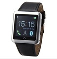 2016 New Bluetooth U10 SmartWatch Pedometer Sleep Tracker Leather Sync Android Smart Watch For iPhone 6