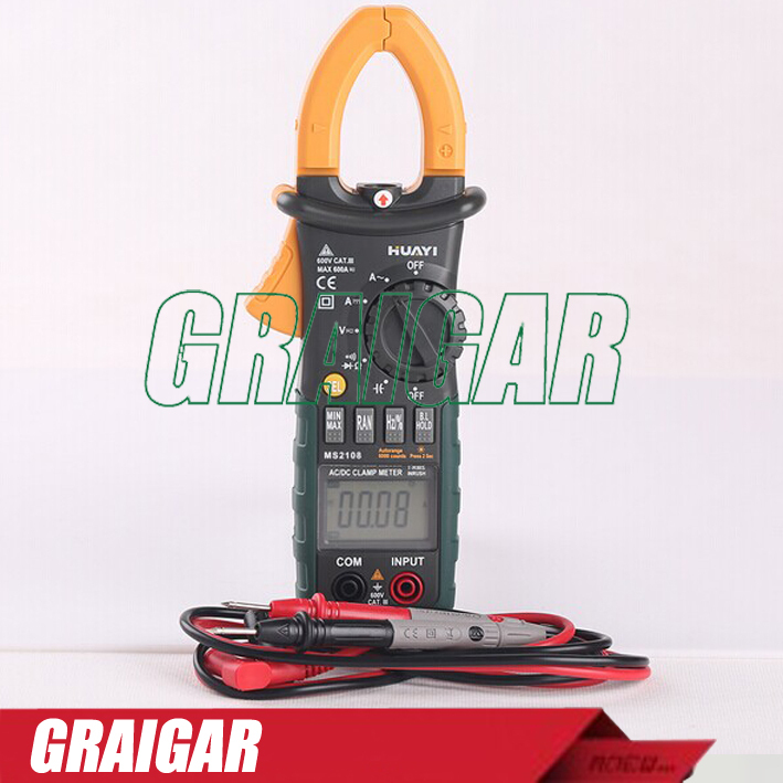 High quality MS2108 True RMS DC Current Digital Clamp Meter