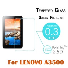 Explosion-proof Tempered Glass Front Screen Protector Film For Lenovo A3500 7″ 0.3mm 2.5D HD Tablet with free shipping