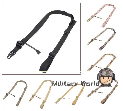 Emerson Military Combat Tactical Quick Adjustable 2 Point Sling Bungee Rifle Gun Slings For Hunting Airsoft