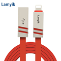 Metal Plug Micro US cable 8 pin Sync Charger Cable Cord for iPhone 7 6 6s