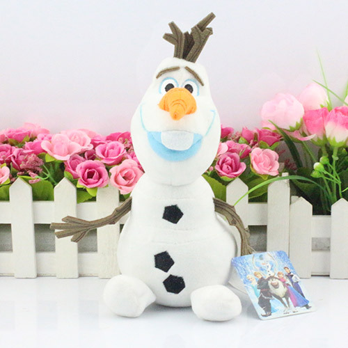 100pcs/lot  EMS  10inch 23cm Cartoon Movie Frozen Olaf Plush Toys  Olaf plush  frozen plush
