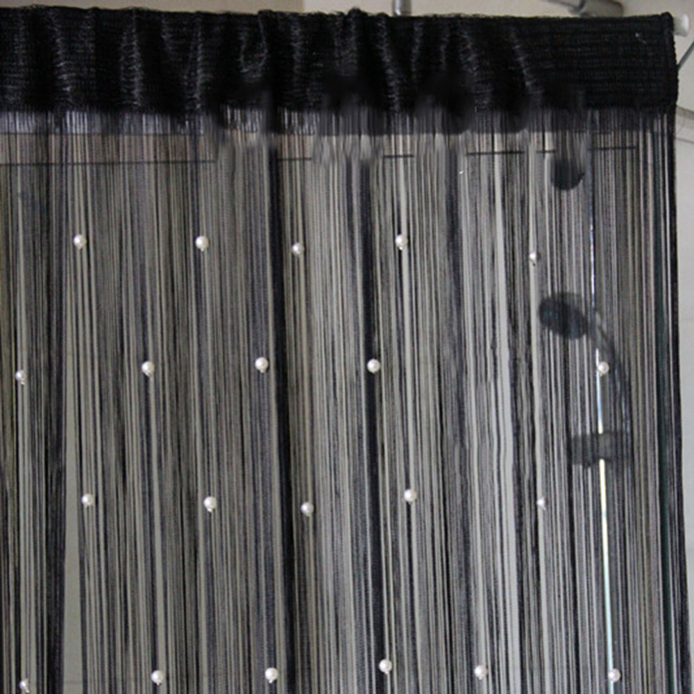 Online kopen wholesale zwart venster panel gordijnen uit china ...