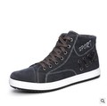 Canvas Shoes Men 2016 New Men breathable high top Casual Shoes canvas shoes British fashion men