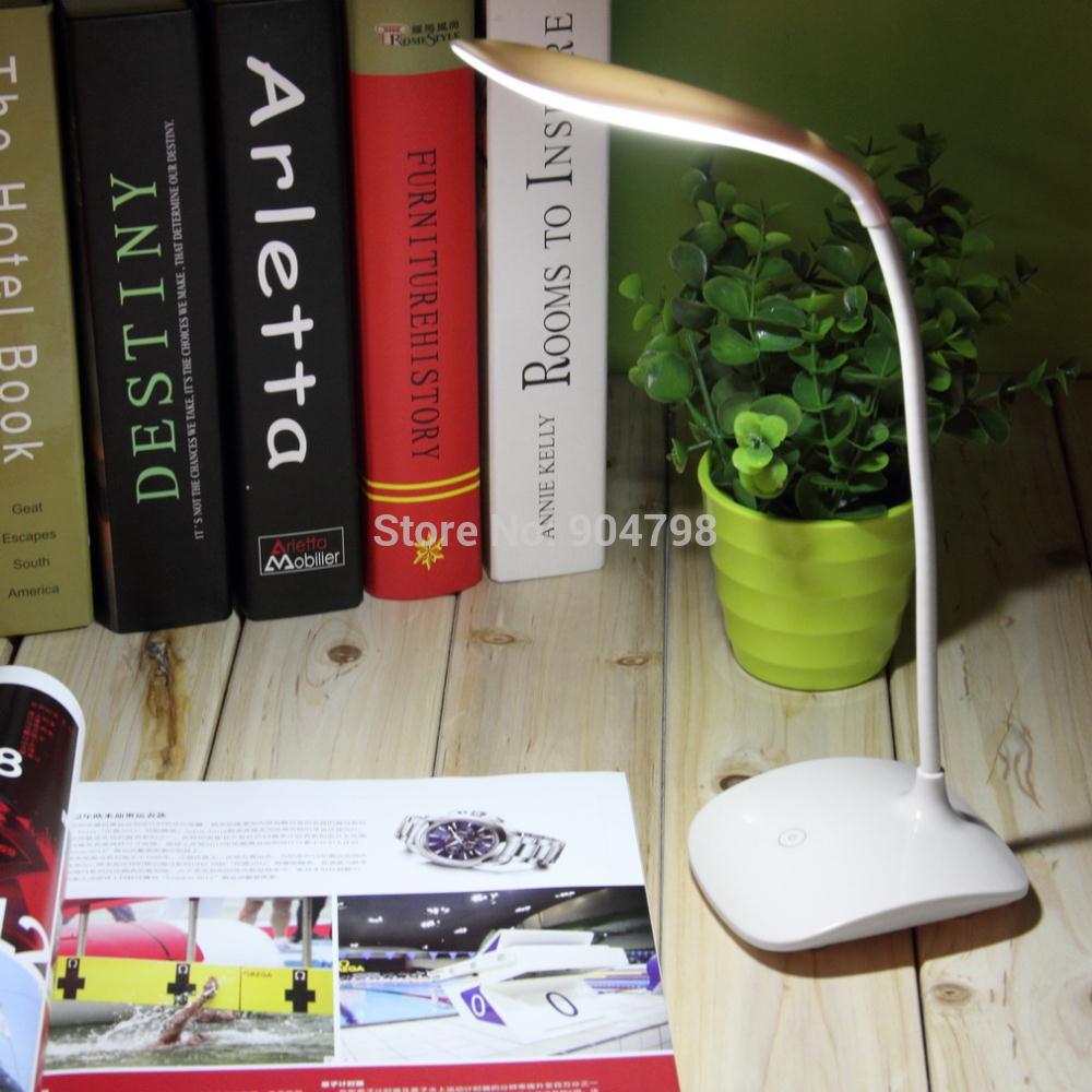 Гаджет  Adjustable USB Rechargeable Touch Sensor LED Reading Light Desk Table Lamp None Свет и освещение