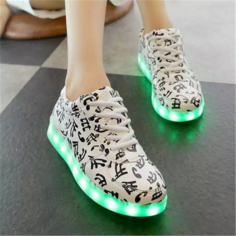 name brand led shoes
