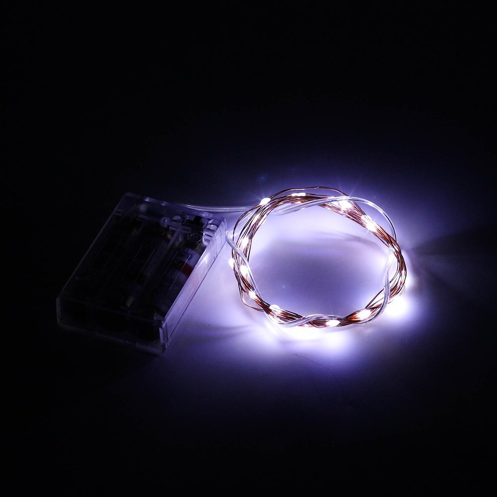 Multi color Party Battery operated wedding LED String Lights Free shipping!-in Event & Party ...