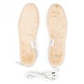 New USB Electric Heated Shoes Insoles Boots Keep Feet Warm For Men Women Winter