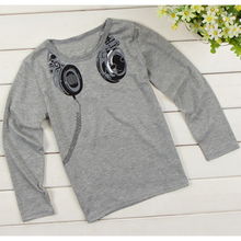 2016 Baby Boy Toddler Children Clothes Headphone Design Style Long/Full Sleeve Tees Kids Clothing for 2-7Y