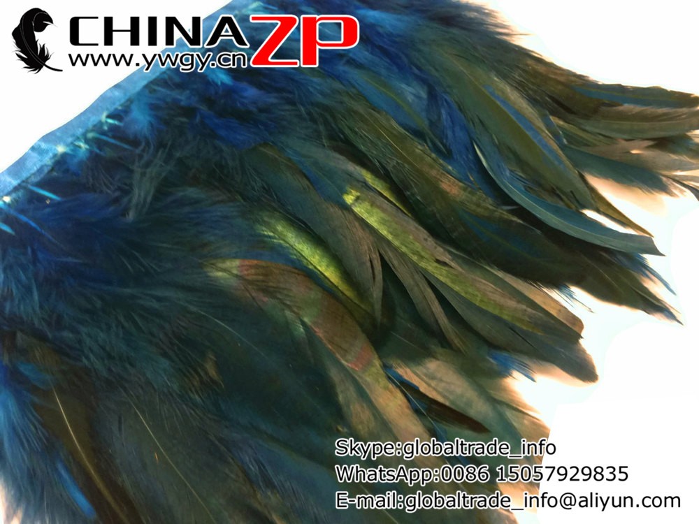 Feathers Fringe ,1 yard - NAVY Chinchilla Rooster Feathers Trim2