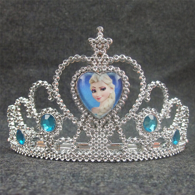 Эльза короны для девочек принцесса анна корона девушки аксессуары для волос дети тиара косплей корона как празднование дня рождения подарки