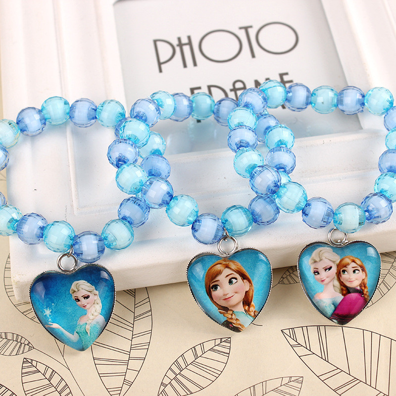 2015 Anna Elsa ice prety baby Girl Fashion Bracelet Children Accessories Boutique kids Bracelet women Prom Jewelry