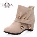 new 2016 size 34 43 fashion women s ankle hight increasing women boots shoes woman autumn