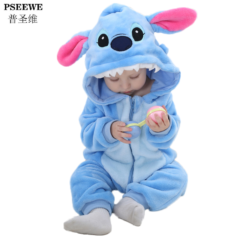 New Year Newborn Baby Rompers Winter Flannel Stitch Panda New Year Newborn Baby Rompers Winter Flannel Stitch Panda