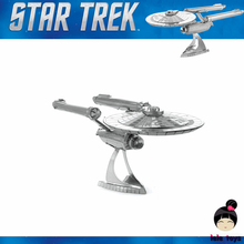Star Trek ENTERPRISE NCC-1701 3D metal puzzle model nano 2 Sheets Wholesale price Stainless steel DIY Creative gifts