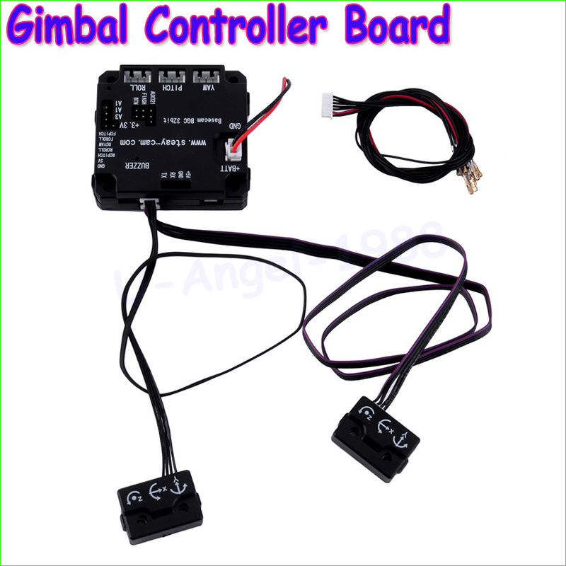 Фотография Wholesale 1pcs New 32 bit 3-Axis Brushless Gimbal Controller Board With Protect Case Drop Freeship