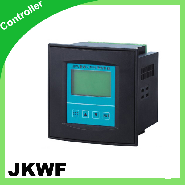 JKWF Split phase power factor correction controller 12 step LCD current voltage power factor currently power reactive