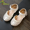 J Ghee Sweet Girls Shoes Princess Kids Sandals For 2 9Y Girls Hollow Out Pearl Beading