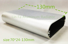 100pcs Mobile power supply case Aluminum enclosure 70 24 130 Aluminum box
