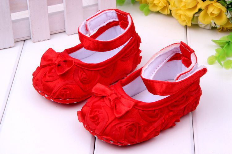 Baby Girl Shoes Todder First Walkers Shoes Infant Kids Girls Prewalker Flower Soft Sole Shoes