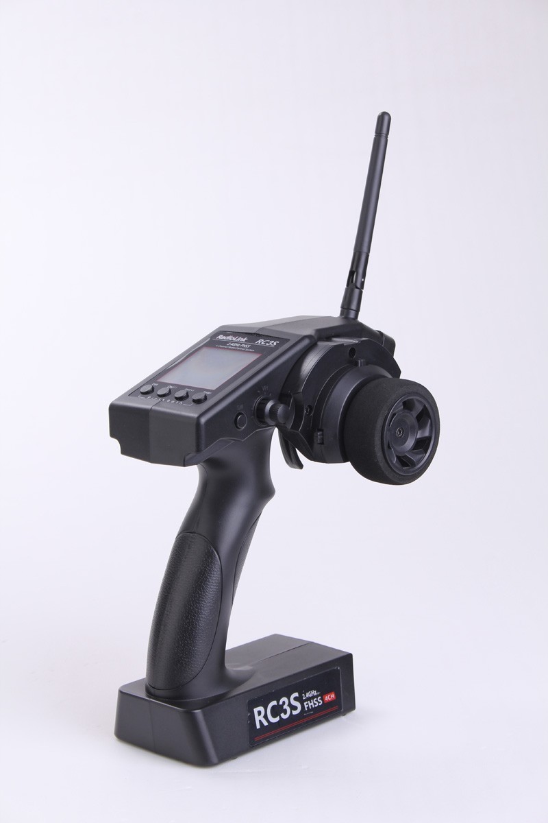 RadioLink RC3S 4CH 2.4G Digital Radio Control System Gun Transmitter R4EH Receiver LCD Programable for RC Car Boat F04640
